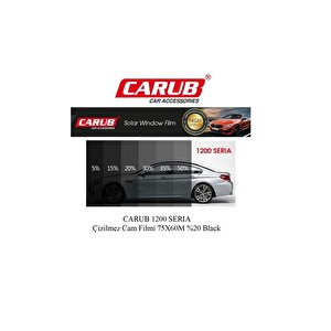 1800 Seria Orj Çizilmez Cam Filmi 75x60m %20 Black Orta