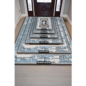 Homshtag John Lennon ,modern Çiçek Desenli Art Deco Vintage Halı,çok Renkli Maksimalist Halı