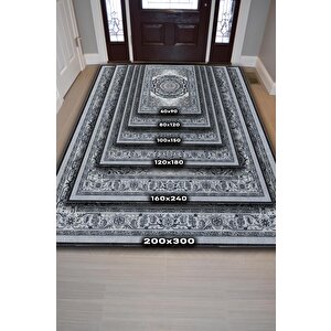 Homshtag Mavi Mandala Halısı,meditasyon Mavi Gri Halı,madala Desenli Çiçekli Vintage Halı,yoga Halısı,sipiritüel Halı