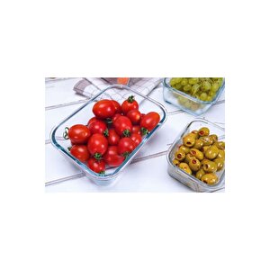 Fresco Saklama Kabı - Lav 4 Lü Çok Amaçlı Erzak Saklama Kabı 1200 Ml.