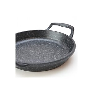 Granit Döküm Sahan Tava - Yanmaz Yapışmaz 16 Cm Döküm Kulplu