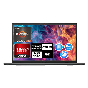 Vivobook Go 15 Ryzen 5 7520u 16gb Ram 512gb Ssd 15.6" Fhd W11p Laptop E1504fa-nj1465 006