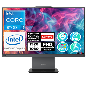 Thinkcentre Neo 50a I5-13420h 64gb 1tb Ssd 27" Fhd Fdos Dokunmatik All In One 12sa0015tr 004