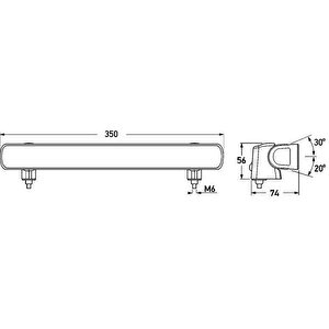 Hella Off-road Led Tepe Lamba 12v-24v Bl350 1gj958040-501