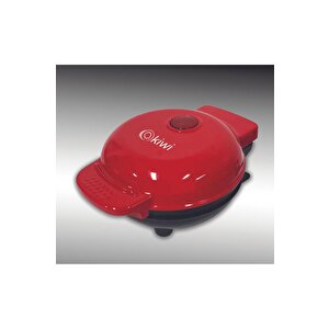 Mi̇ni̇ Ksm-2400w Yapışmaz Plakalı Waffle Makinesi Kırmızı