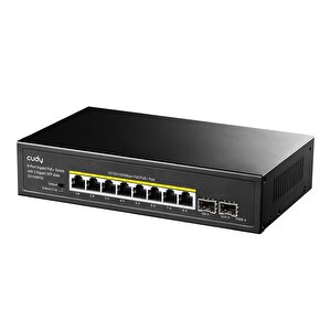 Gs1008ps2 8 Port Gigabit 120w 250m Poe+, 2 Gigabit Sfp Switch