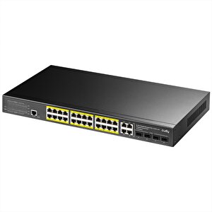 Gs2028ps4 4combo,1konson,24 Port Gigabit 400w Poe Yönetilebilir Metal Rack Mount Switch