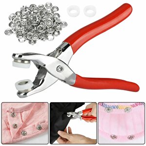 Metal Çıt Çıtlı Düğme Pensesi Ve Düğme Aparatları Gömlek, Elbise Kıyafet Düğme Aparatı