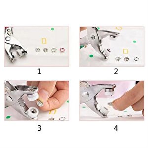 Metal Çıt Çıtlı Düğme Pensesi Ve Düğme Aparatları Gömlek, Elbise Kıyafet Düğme Aparatı