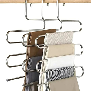 Pantolon Ve Eşarp Askısı Çok Amaçlı 5 Katlı Dekoratif Metal Askı 1 Adet