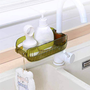 Şampuanlık Sabunluk Süngerlik Banyo Mutfak Düzenleyici Askılı Ayarlanabilir Vakumlu Organizer