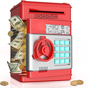 Akıllı Atm Kumbara Ve Mini Banka Şifreli Ve Dijital Kasa