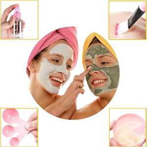 9 Parça Yüz Maskesi Hazırlık Seti Yüz Maskesi Set Hazırlama Karıştırma Maske Seti