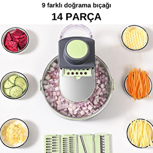 Patates Sebze Küp Rende Doğrayıcı Dicer Mandolin Dilimleyici Jülyen Kesici Mutfak