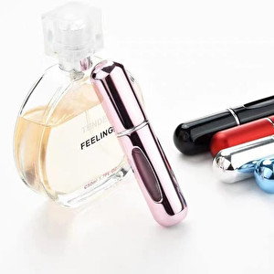 Parfüm Şişesi Çanta Içi Mini Doldurulabilir Seyahat Cep Yedek Parfüm Şişesi 5 Ml