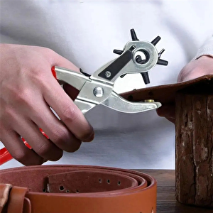 6 Farklı Boyutta Kemer Delme Pensesi Kemer Delici Delik Açıcı Şık