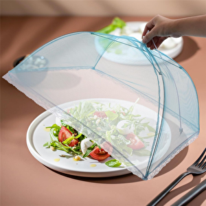 Gıda Koruyucu Şemsiye Yiyecek Sinek Koruyucu Tül Cibinlik 65 Cm * 65 Cm