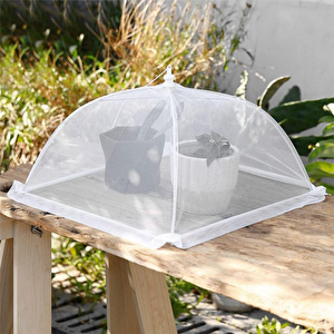 Gıda Koruyucu Şemsiye Yiyecek Sinek Koruyucu Tül Cibinlik 65 Cm * 65 Cm
