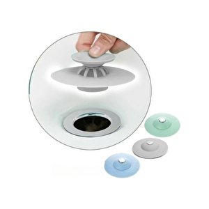 Mutfak Ve Banyo İçin Lavabo Ve Küvet Tıkacı Süzgeci Pratik Ve Esnek Tasarımlı Hijyenik Süzgeç Beyaz