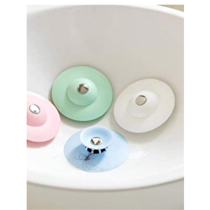 Mutfak Ve Banyo İçin Lavabo Ve Küvet Tıkacı Süzgeci Pratik Ve Esnek Tasarımlı Hijyenik Süzgeç Beyaz
