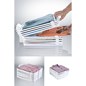 5 Adet Plastik T-shirt Düzenleyici, Gömlek,elbise,dolap Organizer