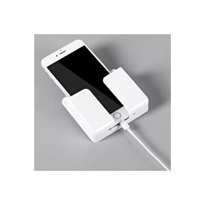 Telefon Ve Kumanda Standı Duvara Monte Telefon Tutacağı Kumanda Tutacağı