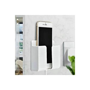 Telefon Ve Kumanda Standı Duvara Monte Telefon Tutacağı Kumanda Tutacağı