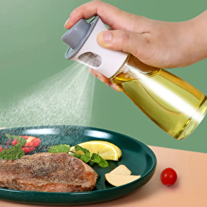 220 Ml Sprey Püskürtmeli Cam Yağdanlık Zeytinyağı Limon Sirke Püskürtmeli Yağdanlık