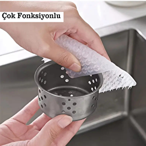 Fırça Parmağa Takılan Temizlik Fırçası Kare