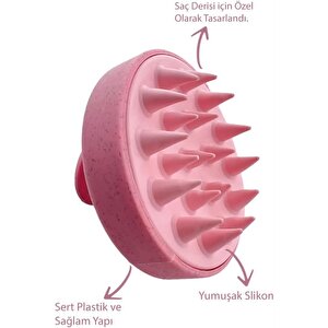 Saç Masajı Saç Yıkama Fırçası Saç Derisine Masaj Yapan Şampuan Tarağı Duş Fırçası