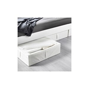 Skubb Beyaz Hurç 65x53x19 Cm Katlanabilir Saklama Düzenleme Kutusu Hurç Yatak Altı Giysi Saklama