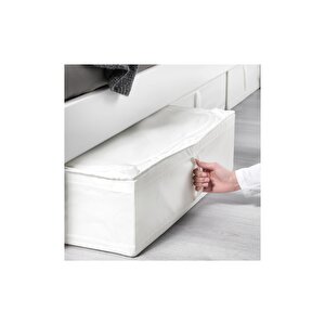 Skubb Beyaz Hurç 65x53x19 Cm Katlanabilir Saklama Düzenleme Kutusu Hurç Yatak Altı Giysi Saklama