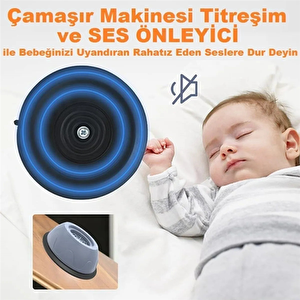Beyaz Eşya Altlığı Çamaşır Makinesi Titreşim Önleyici Kaydırmaz Vantuzlu Koruyucu Stoper 4 Adet