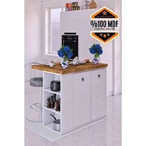 Noma Mdf Mutfak Adası Mutfak Dolabı Ada Mutfak Yemek Masası