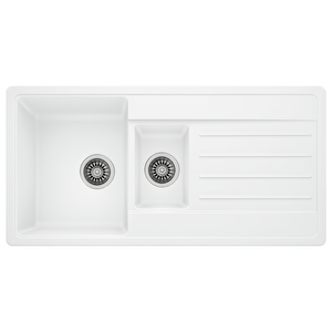 Granit Evye Fors Series White Beyaz - 1.5 Göz - 100x50