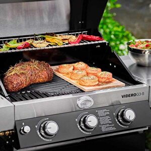 Videro G3-s Vario Gazlı Barbekü İstasyonu - Siyah
