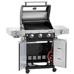 Rösle Videro G3-s Vario Gazlı Barbekü İstasyonu - Siyah
