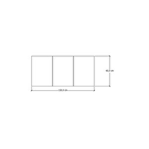 150 Cm Poyraz Mutfak Üst Modül