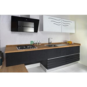 Promasif Ahşap Mutfak Tezgahı ( Meşe - Walnut )