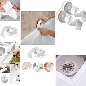 Su Sızdırmaz Geçirmez Bant Lavabo Küvet Kenar Bandı Küvet Duş
