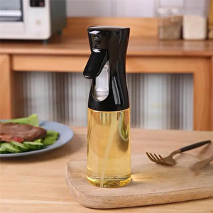 200 Ml Kapasiteli Cam Sprey Yağdanlık Dayanıklı Ve Şık Tasarım Hassas Püskürtme Ile Mutfak Kullanımı