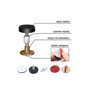 Yatak Baza Başlık Sabitleme Aparatı Ses Titreşim Önleyici Eşya Sabitleme 2 Adet (5-6,5 Cm)