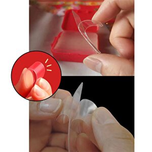 60 Parça Çok Amaçlı Çift Taraflı Bant 1 Cm X 4,5 Cm Nano Bant Duvar Bandı