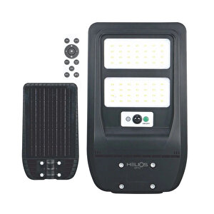 Hs 3864 200 W Hareket Sensörlü Kumandalı Solar Sokak Lambası Beyaz Işık