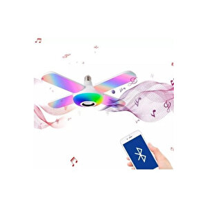 Hs-2092 36w 6500k 4 Kollu Bluetoothlu Kumandalı Pervane Ampul