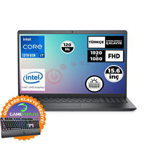 Vostro 3530 I7-1355u 8gb 512gb Ssd 15.6" 120hz W11p Laptop + Klavye N1601pvnb3530u 025