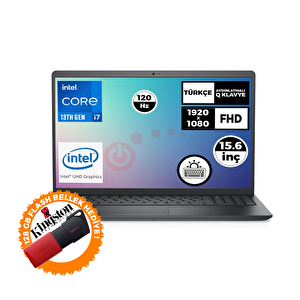 Vostro 3530 I7-1355u 16gb 1tb Ssd 15.6" W11p Laptop + 128 Gb Flash Bellek N1601pvnb3530u 028