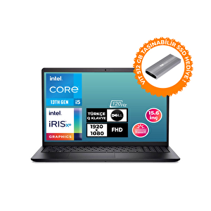Vostro 3530 I5-1334u 32gb 1tb Ssd 15.6" W11p Nb + Vit 512 Gb Taşinabi̇li̇r Ssd N3409pvnb3530u 023