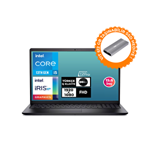 Vostro 3530 I5-1334u 32gb 1tb Ssd 15.6" W11p Nb + Vit 512 Gb Taşinabi̇li̇r Ssd N3409pvnb3530u 023
