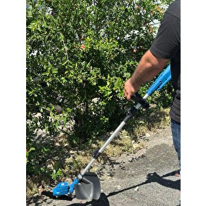 Rpc-mm150 Akülü Tırpan Kenar  Çalı Ot Çim Bi̇çme Teleskopik Misinalı Set